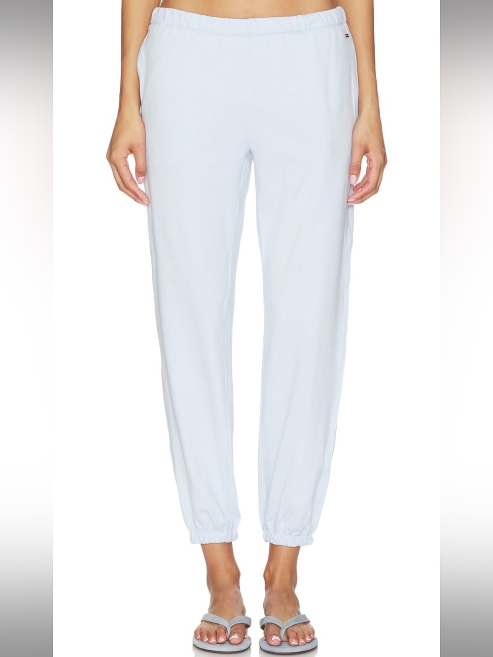 Vuori Women's Halo Modern Sweatpants in Soft Sky Heather Size Small